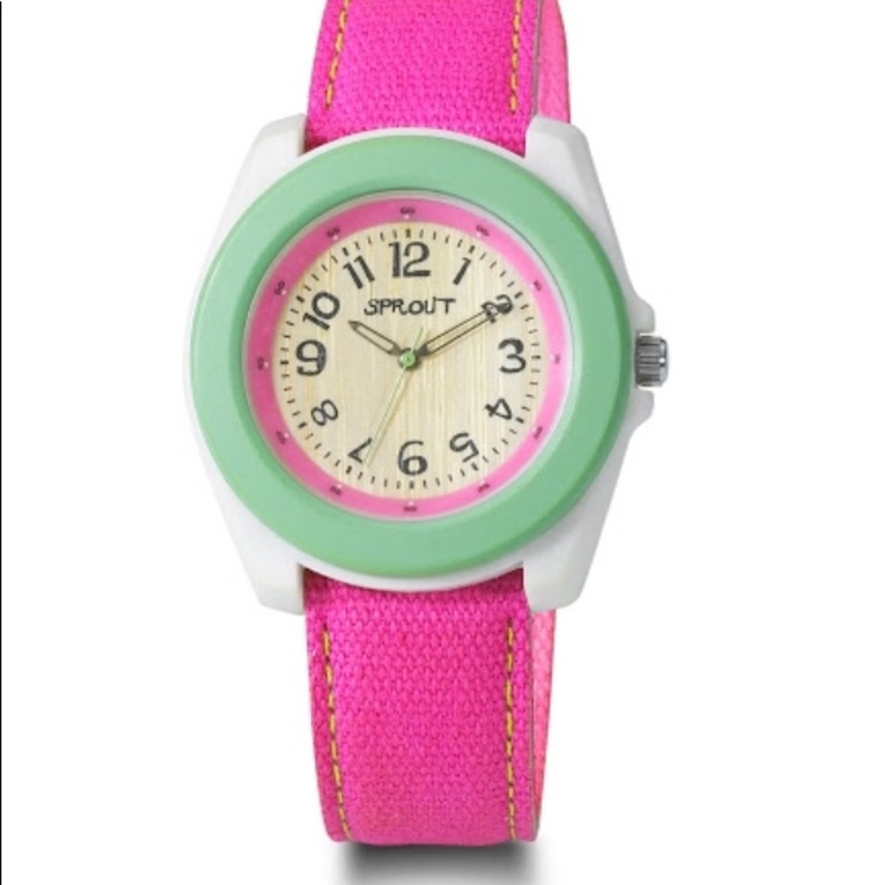 SPROUT WATCH PINK/GREEN